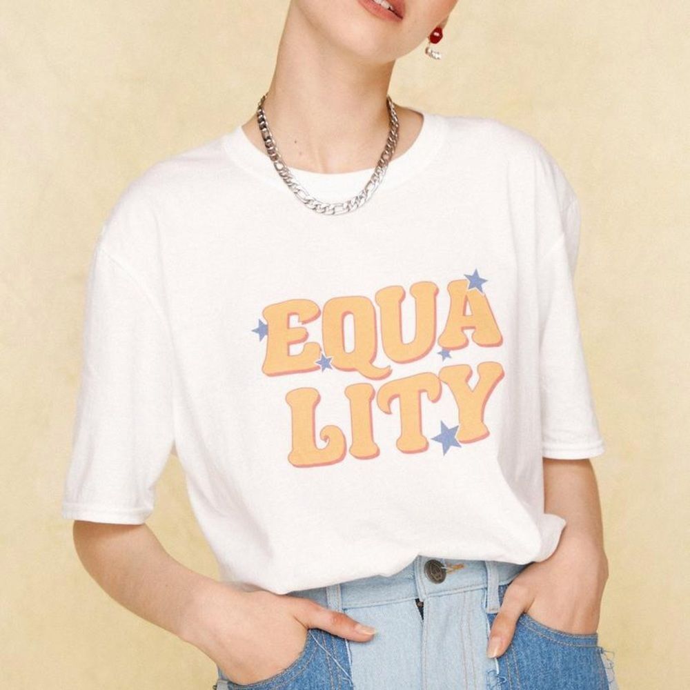 NWT Nasty Gal EQUALITY Graphic Tee Small